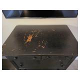 Weathered Dark Finish 5 Drawer Dresser