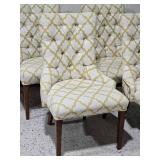 Hooker Furniture - Handcrafted Moroccan Pattern Upholstered Parlour Chair Pair - Sam Moore Collection