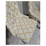 Hooker Furniture - Handcrafted Moroccan Pattern Upholstered Parlour Chair Pair - Sam Moore Collection