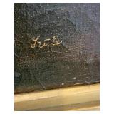 *SIGNED* Hungarian Fine Art Original Painting - Péter Szüle (1886-1944) - Girl with Jug