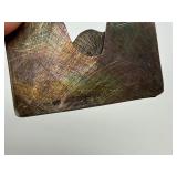 Lovely Brushed Sterling Silver "Framed" Scenic 3D Brooch