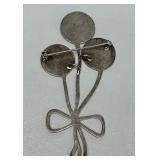 Large Signed METAMORPHOSIS Sterling Silver Balloon Brooch Pendant