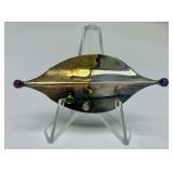 Gorgeous Sculptural Modernist Sterling & Gold 