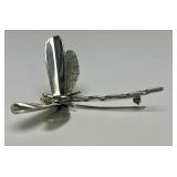 Larger Sterling Silver Dragonfly Brooch