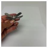 Larger Sterling Silver Dragonfly Brooch