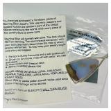 Excellent Large Signed Sterling Silver & Polk Dot Oregon Agate by Gary Rex Erickson