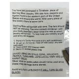 Excellent Large Signed Sterling Silver & Polk Dot Oregon Agate by Gary Rex Erickson