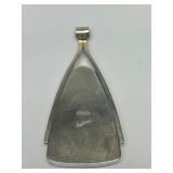 Excellent Large Signed Sterling Silver & Polk Dot Oregon Agate by Gary Rex Erickson