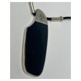 Large Signed Abstract Sterling Silver Pendant Necklace w/Maker