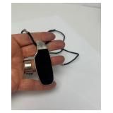 Large Signed Abstract Sterling Silver Pendant Necklace w/Maker