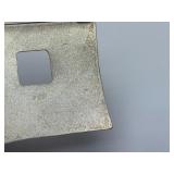 Wonderful Large Signed Sterling Silver & Gold Finished Brooch