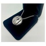 Very Nice New w/Tags Sterling Silver EFFY Pendant Necklace