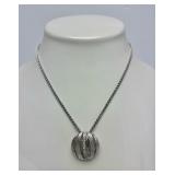 Very Nice New w/Tags Sterling Silver EFFY Pendant Necklace