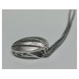 Very Nice New w/Tags Sterling Silver EFFY Pendant Necklace