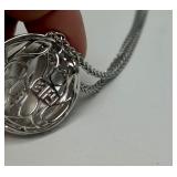 Very Nice New w/Tags Sterling Silver EFFY Pendant Necklace