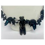 Southwestern Carved Stone Bear Fetish Necklace