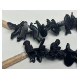 Southwestern Carved Stone Bear Fetish Necklace