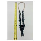 Southwestern Carved Stone Bear Fetish Necklace