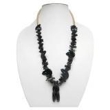 Southwestern Carved Stone Bear Fetish Necklace