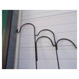 2 Shepard Hook Plant Basket Holders