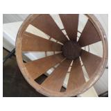 Very Tall Unique Wood Basket / Crate