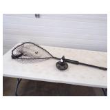 Fish net with Scale and ruler and Boat Anchor