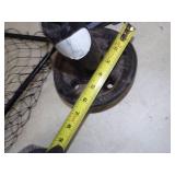 Fish net with Scale and ruler and Boat Anchor