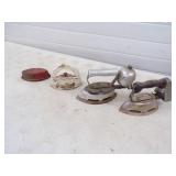 Vintage Irons including Sad Irons