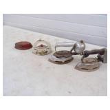 Vintage Irons including Sad Irons