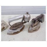 Vintage Irons including Sad Irons