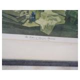 3 Vintage Medical Framed Artwork by Dean Cornwell