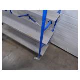 Indoor Scaffolding with 4 planks and Wheels with Extender