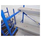 Indoor Scaffolding with 4 planks and Wheels with Extender