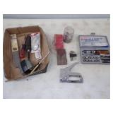 Tool lot with Sockets, Bits Screwdrivers