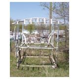 Shore Station Steel Boat lift with Canopy Frame, 96" Wide