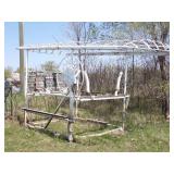 Shore Station Steel Boat lift with Canopy Frame, 96" Wide