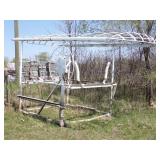 Shore Station Steel Boat lift with Canopy Frame, 96" Wide