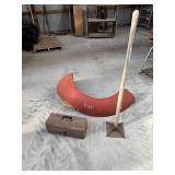 Soil Tamper, Tool Box and Car Part