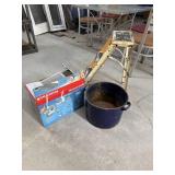 Enamal Pot, Step Stool and Air Cleaner