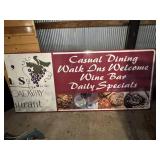 Vintage Casual Dining Sign