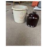 5 Gallon Red Wing Crock and Jug