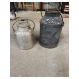 Pair of Vintage Cans