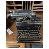 Roll Top Desk and Vintage Typewriter