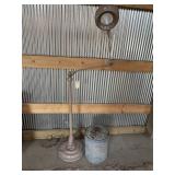 Vintage Lamp and Can