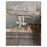Vintage Scale and Wire Stand