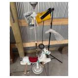 Rocking Horse, Light Stand, Vintage Lamp