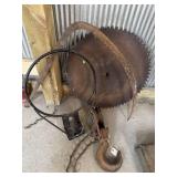 Large Saw Blade, Basketball hoop, huge Hook. And more