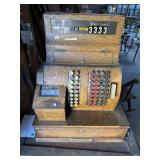 Vintage Wood Cash Register