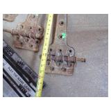 Vintage Hinges, Ice Skates and Slicer