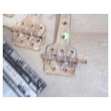 Vintage Hinges, Ice Skates and Slicer